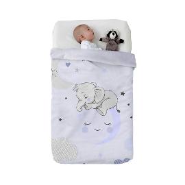 Κουβέρτα Baby Vip Sleeping Elephant Blue , Manterol